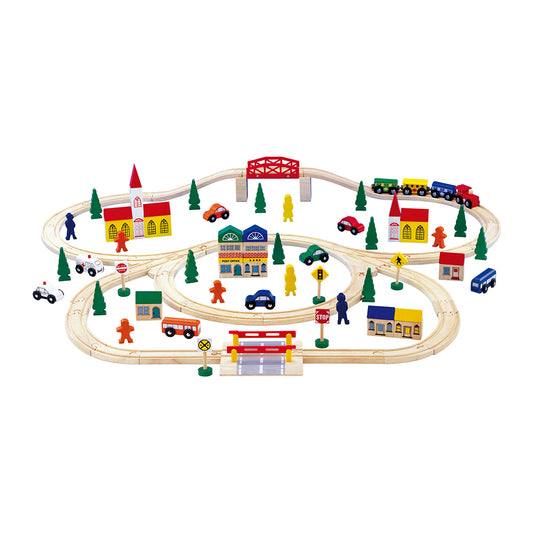 Large Wooden Train Set - Discontinued