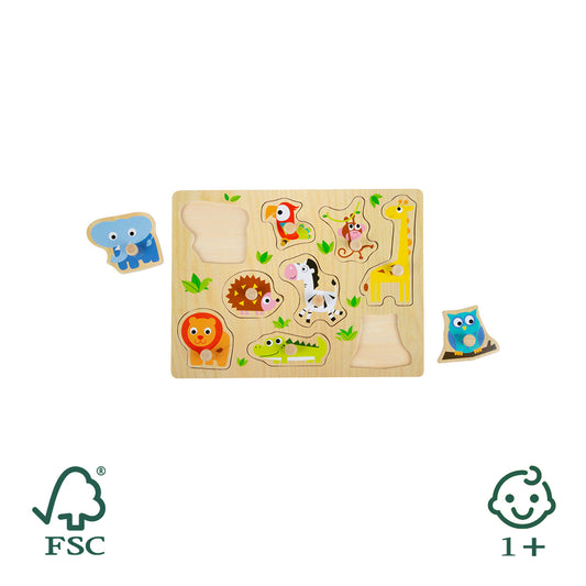 Setzpuzzle Zootiere