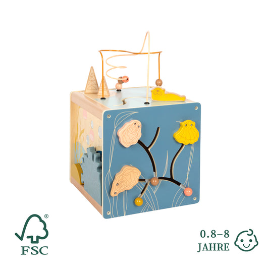 Cube de motricité bord de mer – jouet d'apprentissage en bois *