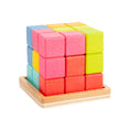 Load image into Gallery viewer, 3D wooden cubes - magical thinking game - phase out
