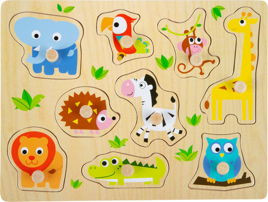 Puzzle de mise en place des animaux de la jungle