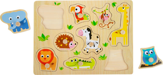 Setzpuzzle Zootiere