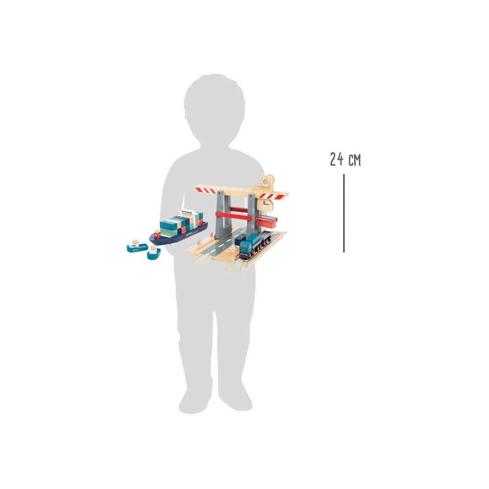 Container terminal with accessories