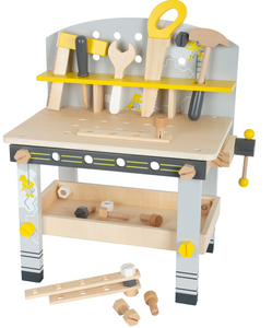 Werkbank mit Holzwerkzeug „Miniwob“
