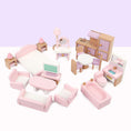 Load image into Gallery viewer, Wooden Dollhouse Furniture Set
