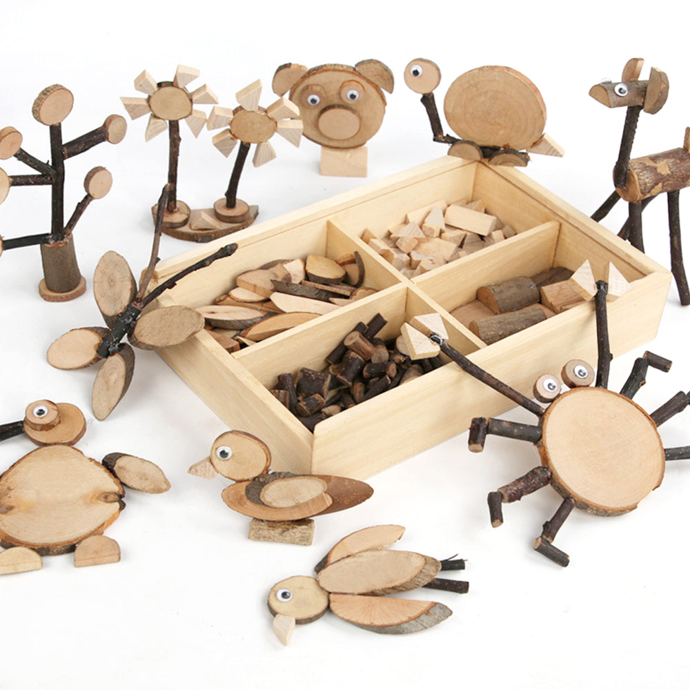 DIY Wood Natural Craft Set