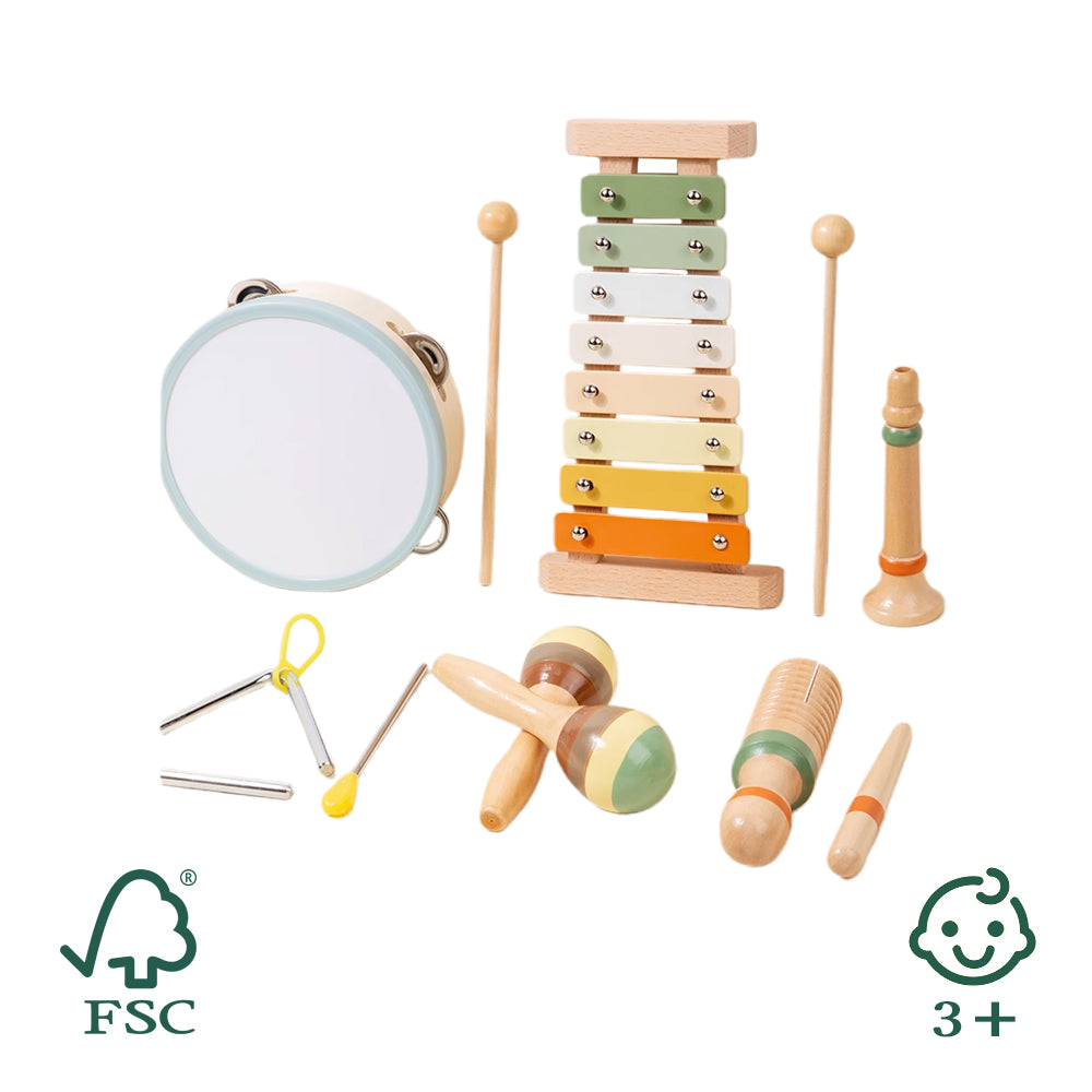 Montessori-Musikinstrumente-Set für Kinder