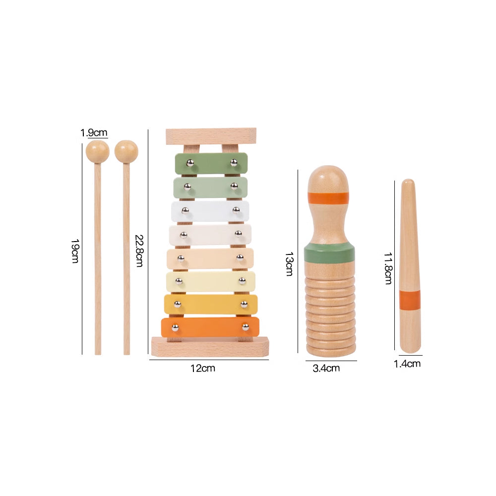 Montessori-Musikinstrumente-Set für Kinder