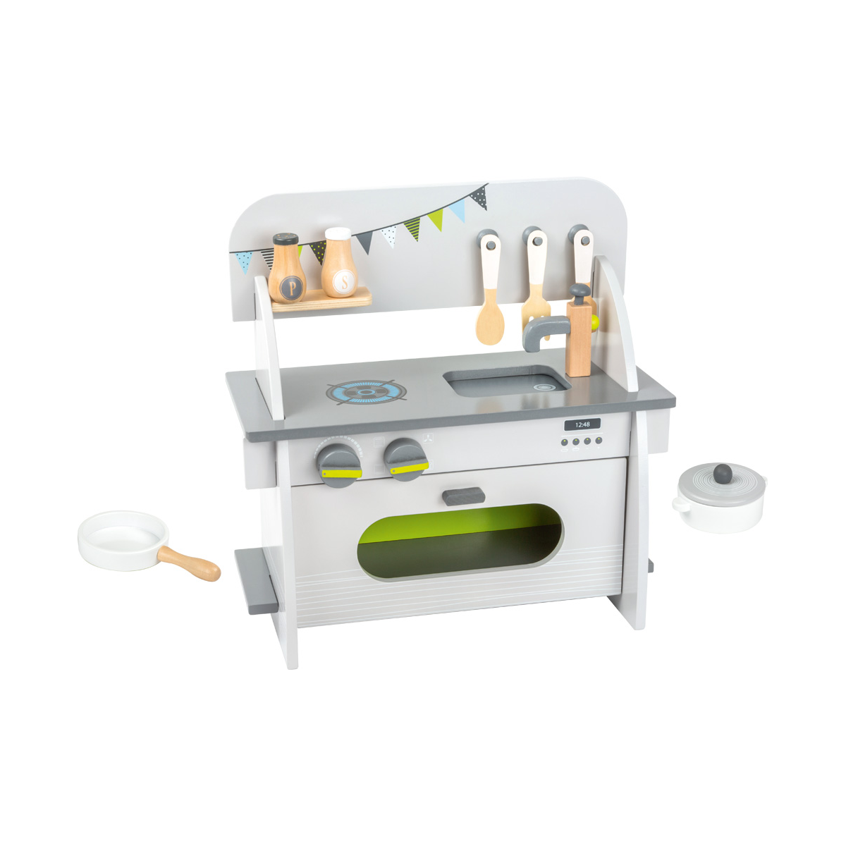 Cuisine pour enfants en bois compacte *