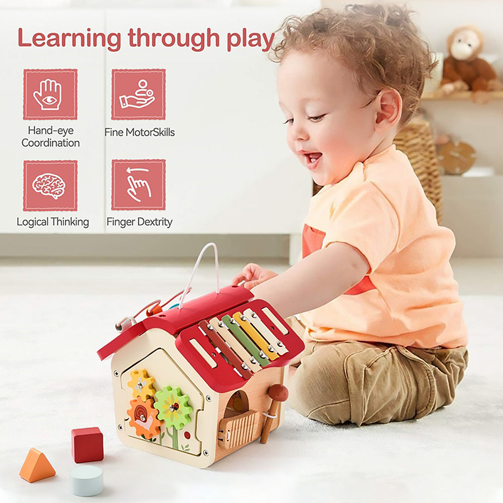 Wood Activity Cube