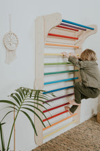 Carica l&#39;immagine nel visualizzatore di Gallery, Swedish Wall and Triangle Climber Set 2in1
