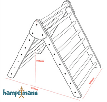 Carica l&#39;immagine nel visualizzatore di Gallery, Set da arrampicata otoys: triangolo da arrampicata + arco da arrampicata + rampa con scivolo 
