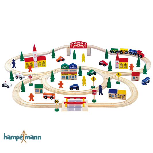 Large Wooden Train Set - Discontinued