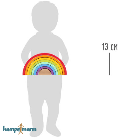 Holzbausteine Regenbogen
