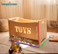 Load image into Gallery viewer, Wooden toy box
