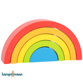 Load image into Gallery viewer, Wooden building blocks rainbow
